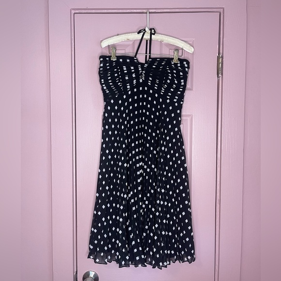 Ann Taylor Black and White Polka Dot Dress - Picture 1 of 7